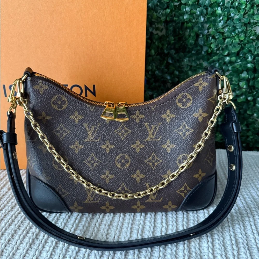 Louis Vuitton Brown Monogram Boulogne Convertible Bag